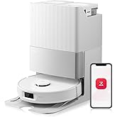 Roborock Qrevo Edge S5A Robot Vacuum and Mop, 18,500Pa, Zero-Tangling, DuoDivide Main Brush, FlexiArm Side Brush, Hot Water Mop Washing & Self-Cleaning, Warm Air Drying, Self-Emptying, White