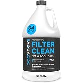 AquaDoc Hot Tub &amp; Pool Filter Cleaner Soak - Easy Cartridge Degreaser 64 oz | Spa Cleaning Solution That Helps Break Down Buildup Trapped In Filter Media - Pool &amp; Hot Tub Chemicals Made in USA