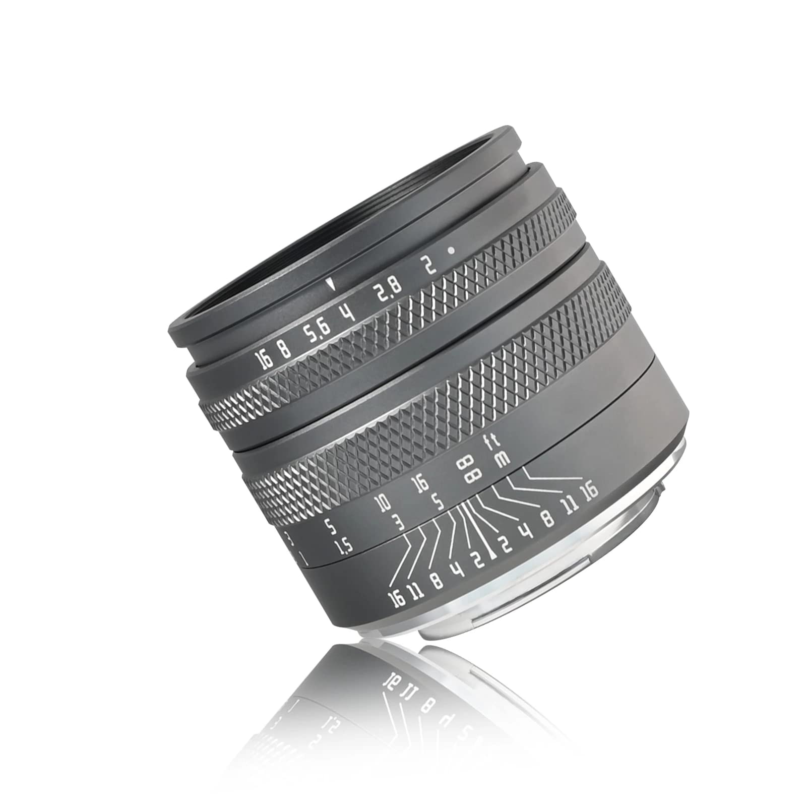 AstrHori 50mm F2.0 Manual Full Frame Camera Lens with Large Aperture Compatible with Canon EF-M Mount Mirrorless Cameras Grey