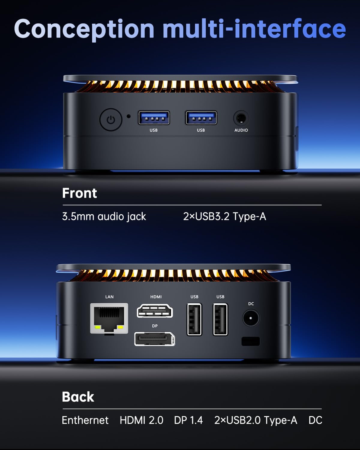 KAMRUI Mini PC, Essenx E1 Desktop Computer N95(up to 3.4GHz) Mini Computers 16GB RAM 512GB SSD Micro PC, Mini Tower Desktop PC Support 4K HDMI, Dual WiFi, BT4.2 for Business Home Office