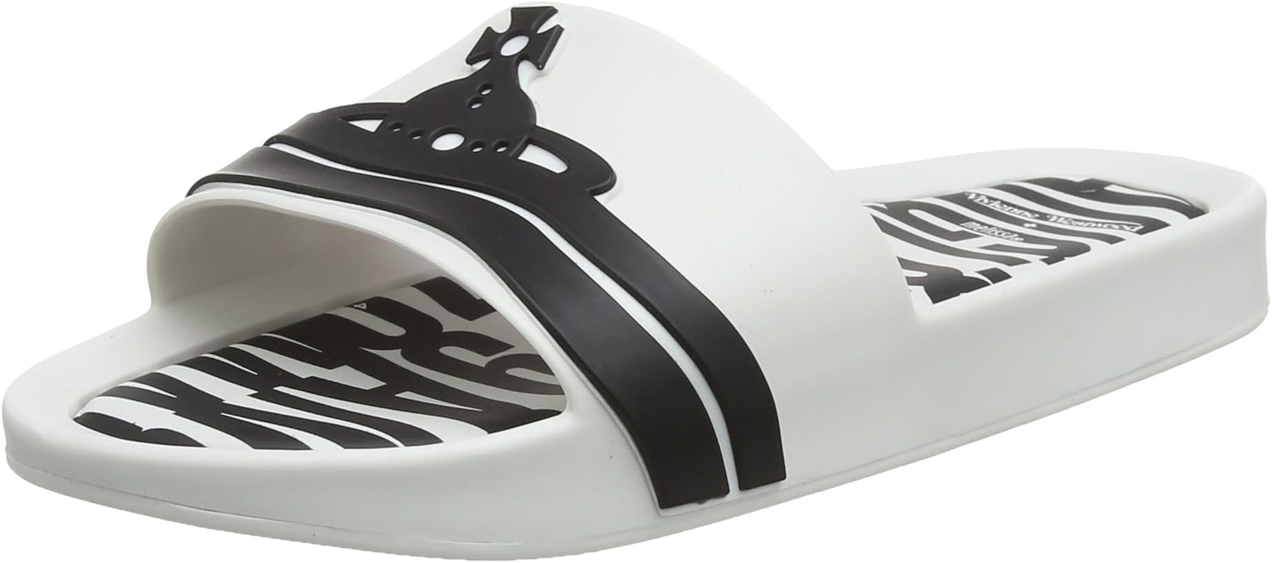 Vivienne Westwood & Melissa Women's Vw Beach Slide 20 White Contrast Flip Flops