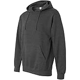 Independent Trading Co. - Midweight Hooded Sweatshirt - SS4500-5XL - Charcoal Heather