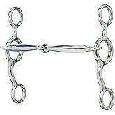 Weaver Leather All Purpose Bit with 5" Sweet Iron Smooth Snaffle Mouth