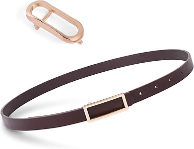 black dress belt with gold buckle