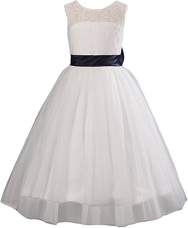 white dress with black sash