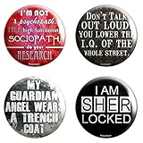 Geek Details Sherlock Quote Minis 1