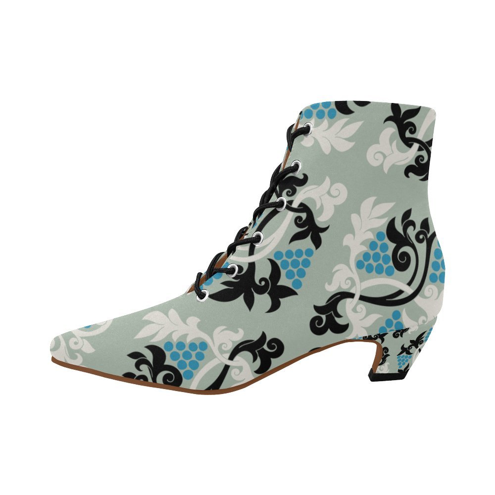 Unique Debora Custom Pointed Toe Low Heel Booties Ankle Short Boots for Women