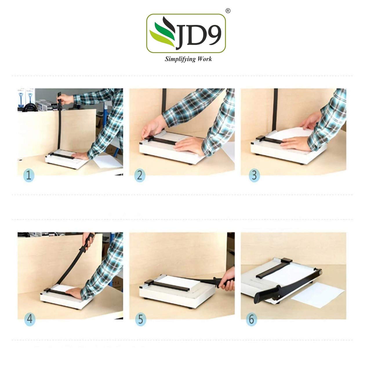 Jd9 Paper Cutter A4 Heavy Duty Professional Paper Trimmer