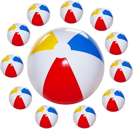 colored beach balls