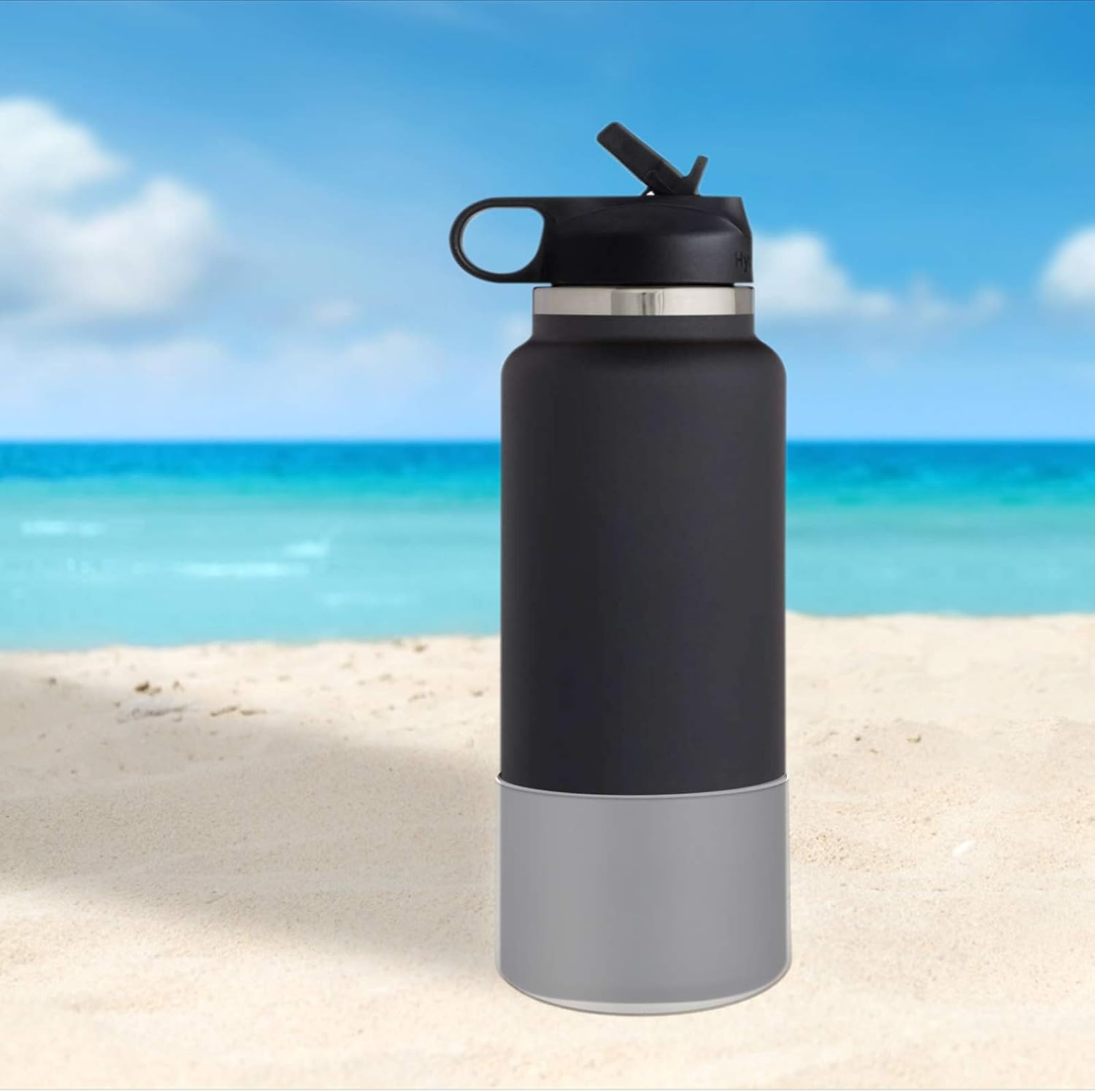 Protective Silicone Boot Sleeve for Hydro Flask 12oz-40oz Water Bottles Accessories Anti-Slip Bottom Sleeve Cover Pet Feeding Bowl for Puppy Cat : Sports & Outdoors