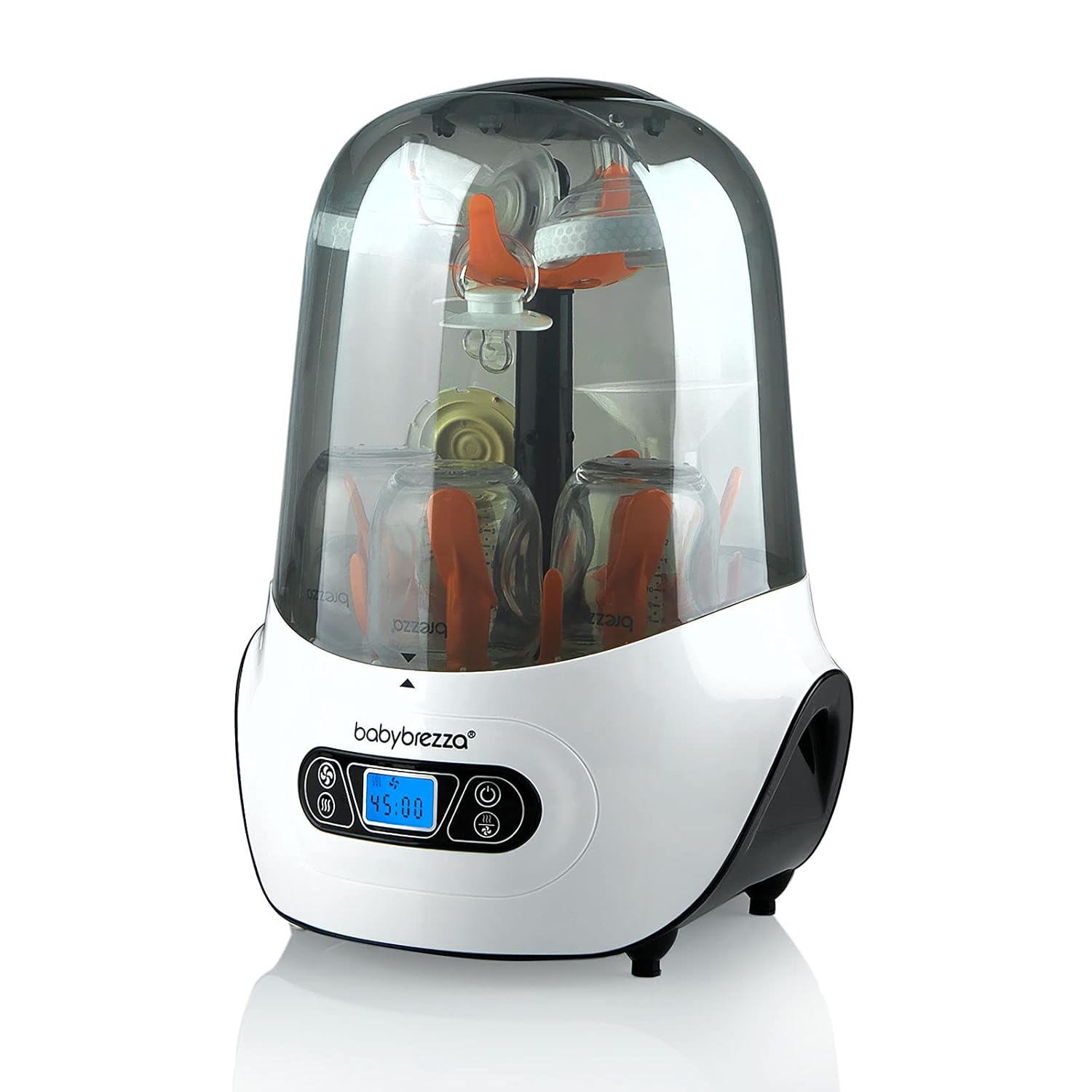 Baby Brezza Baby Bottle Sterilizer and Dryer Machine – Electric Steam Sterilization - Universal Fit - Pacifiers, Glass, Plastic, and Newborn Feeding Bottles : Baby