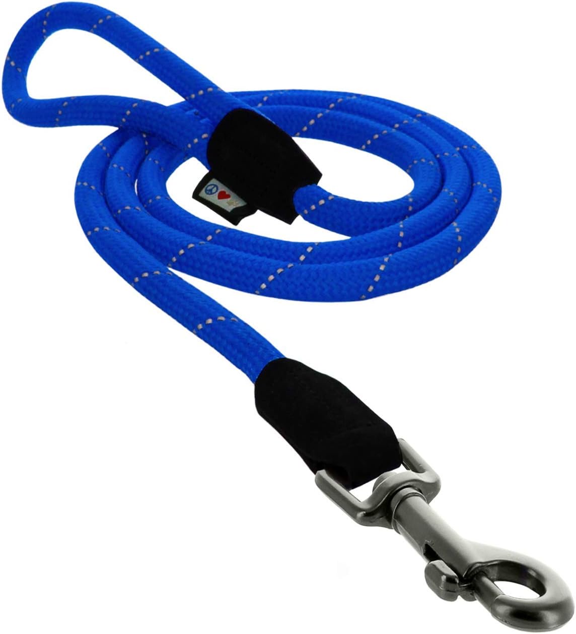 Pawtitas 1.8 M Training Dog Lead Durable Medium Rope Lead for Dogs Premium Quality Heavy Duty Rope Lead Strong and Comfortable