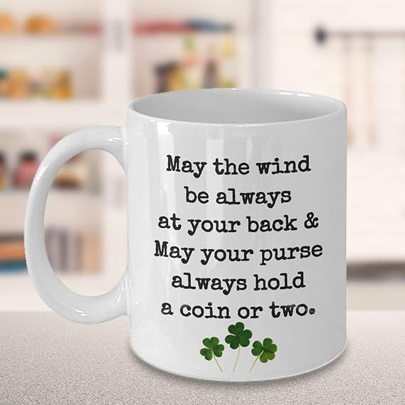 Favorite Irish Saying Coffee Mug St Paddys Gift Kitchen