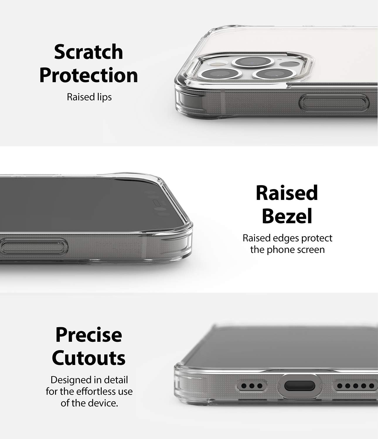 Ringke Fusion Case Compatible with iPhone 12 Compatible with iPhone 12 Pro (6.1-inch) - Image 4