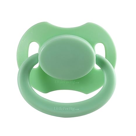 LittleForBig Bigshield Generation 2 Erwachsene Größe Schnuller Dummy für Erwachsene Baby ABDL-Grün
