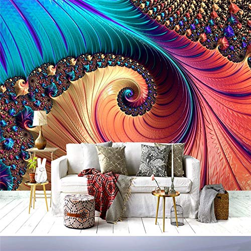 Buy Avikalp Exclusive Awz0141 Abstract Decorative Spiral Designer Hd 3d Wallpaper 7 Ft X 9 Ft Online At Low Prices In India Amazon In