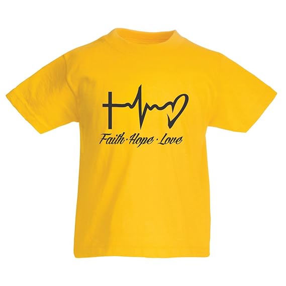 Lepnime Kinder Jungenmädchen T Shirt Glaube Hoffnung Liebe 1 Lepnime Kinder Jungenmädchen T Shirt Glaube Hoffnung Liebe 1