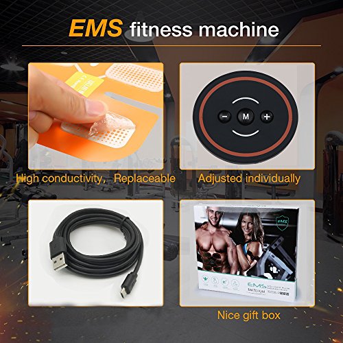 Abs Stimulator,Muscle Toner,Abs Stimulating Belt- Abdominal Toner- Training Device for Muscles-Wireless Portable to-Go Gym Device- Muscle Sculpting at Home- Fitness Equipment for at-Home Workouts