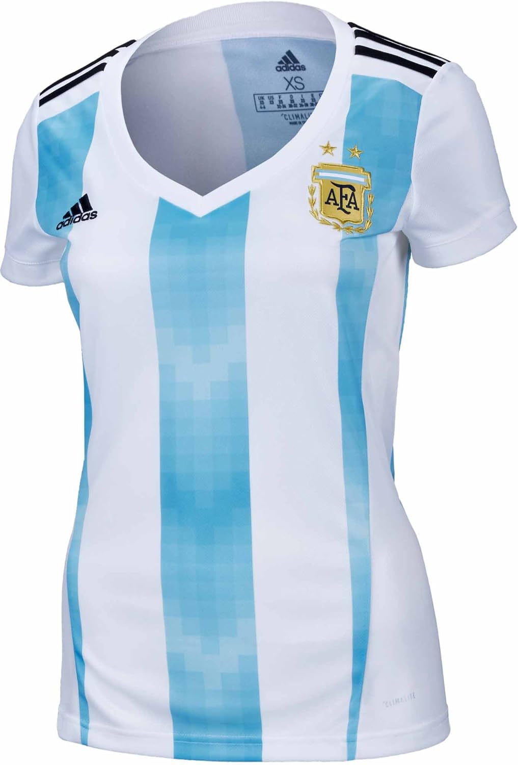 Amazon.com: adidas Women's Soccer Argentina Home Jersey: Clothing