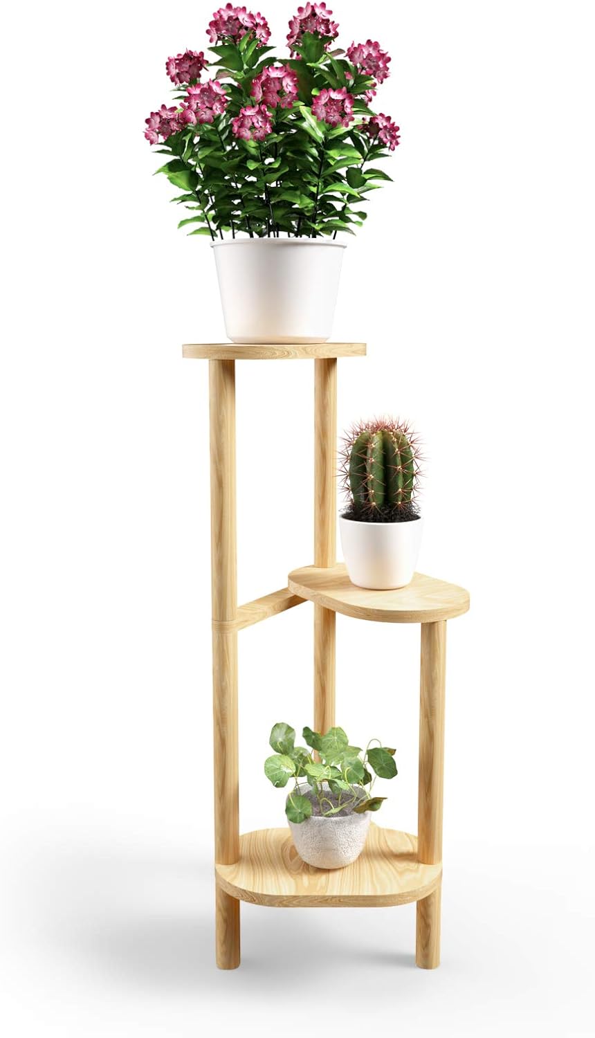 Plant Stands for Indoor Plants, 3 Tier Wood