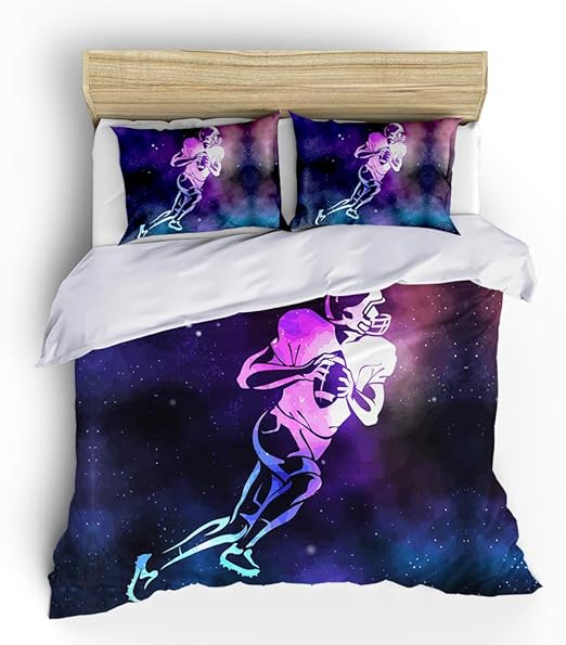 girls football bedding