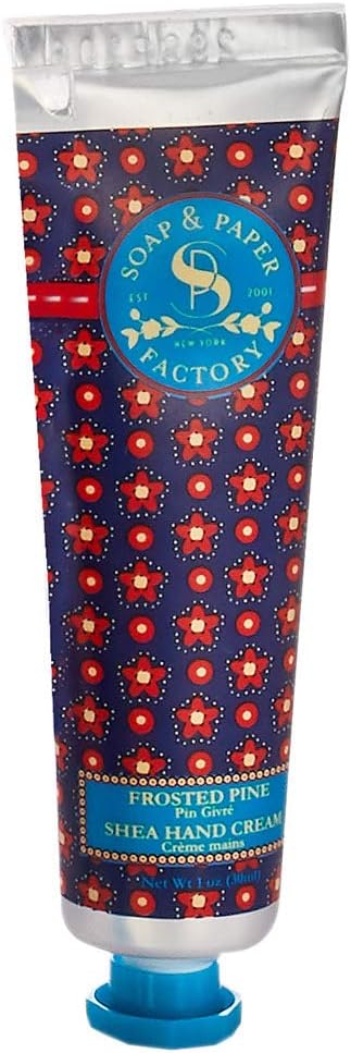 Soap & Paper Factory Snowdrop Frosted Pine Petite Hand Cream, 1 Ounce