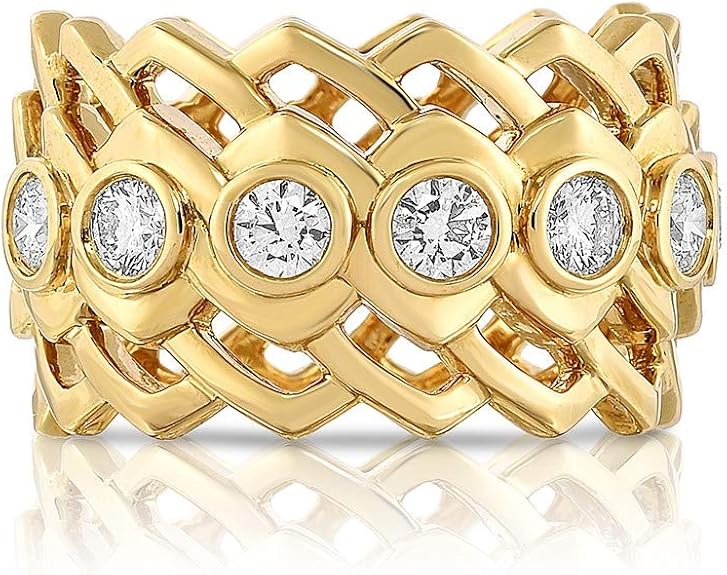 lab grown diamond anniversary band