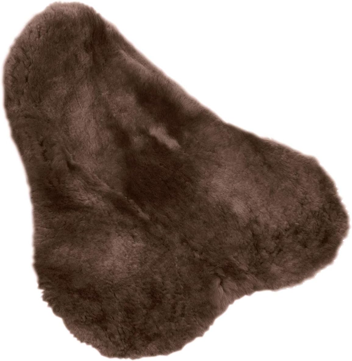 LeMieux Lambskin Seat Saver - Dark Brown Wool, One Size