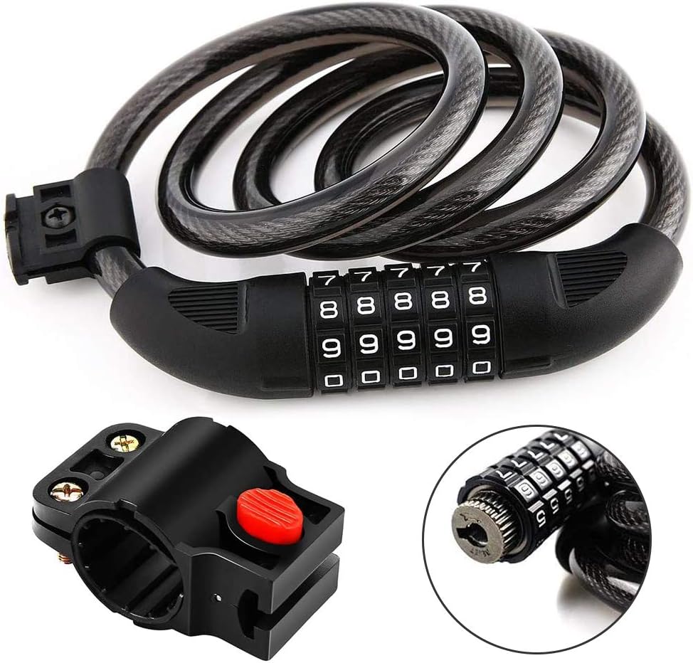 serratura della bicicletta con montaggio