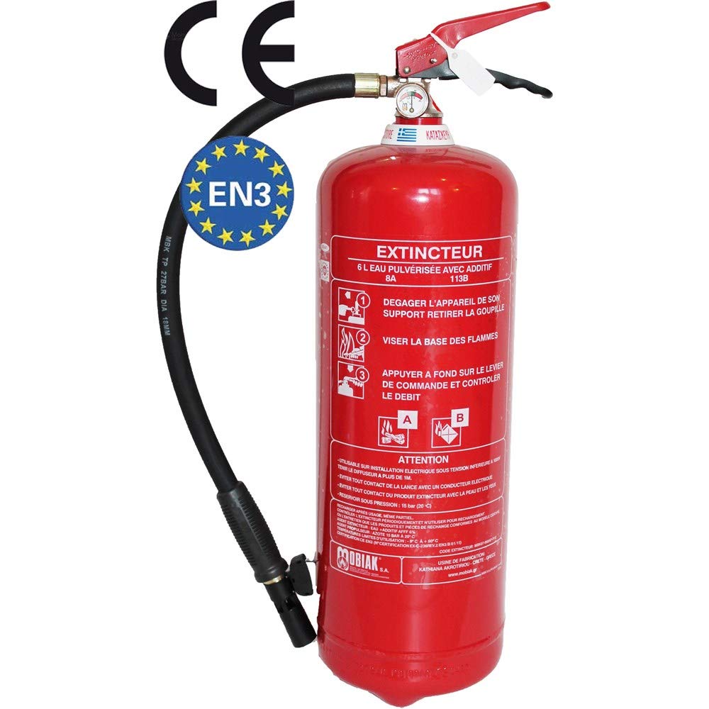 Wieviel Le Hat Ein 6 Kg Feuerlöscher Feuerlöscher 6 Liter Wassernebellöscher mit Zusatzstoff + Halterung CE