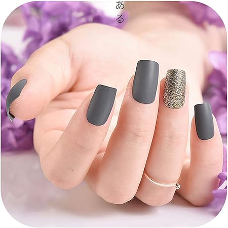 Amazon ネイルアートホイルキットゴージャスな女性ネイルアートツール24ピース セットレッドゴールドキラキラカラーフェイクネイル グルー付きショートフルネイルヒントハイブリッドネイルty Style9 Fairy Margot ビューティー 通販