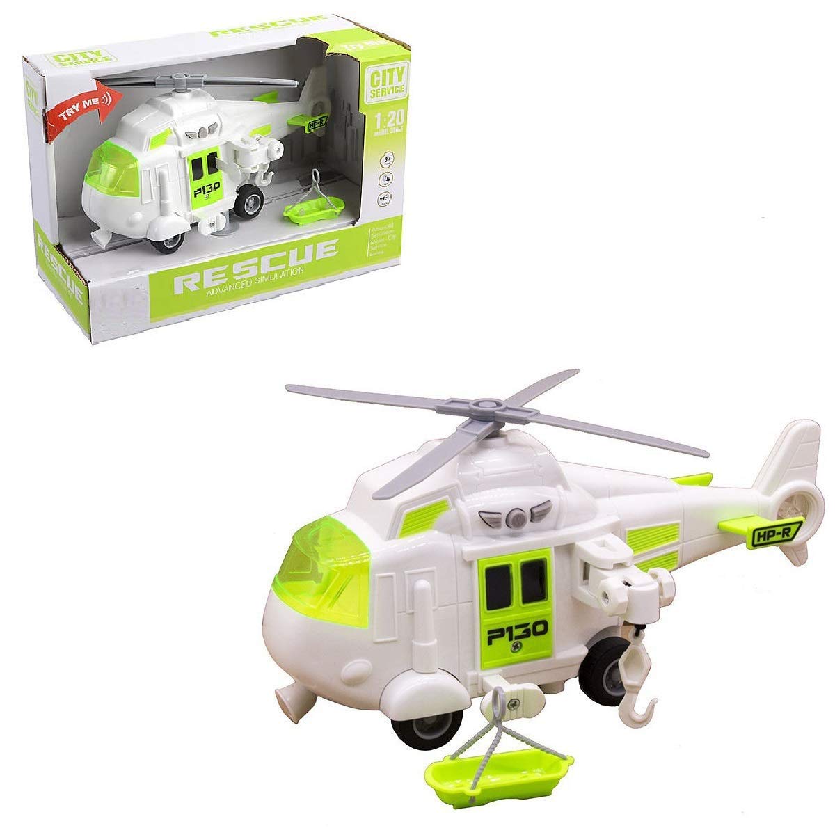 police rescue helicopter toy