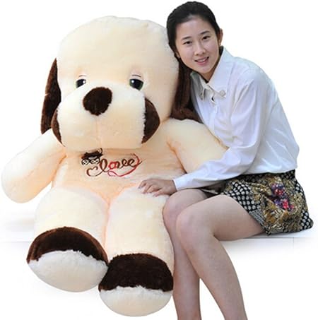 Amazon ぬいぐるみ いぬ 犬 特大 動物 大きいサイズ 100cm 可愛い いぬぬいぐるみ 犬縫い包み 犬抱き枕 お祝い ふわふわぬいぐるみ ぬいぐるみ おもちゃ