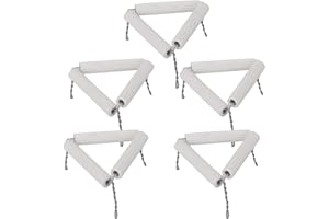 Fockety Ceramic Pipe Clay Triangle, High Temperature Resistance Crucible Triangle Holder, Iron Wire for Support Crucible Being Heated Prevent Bursting