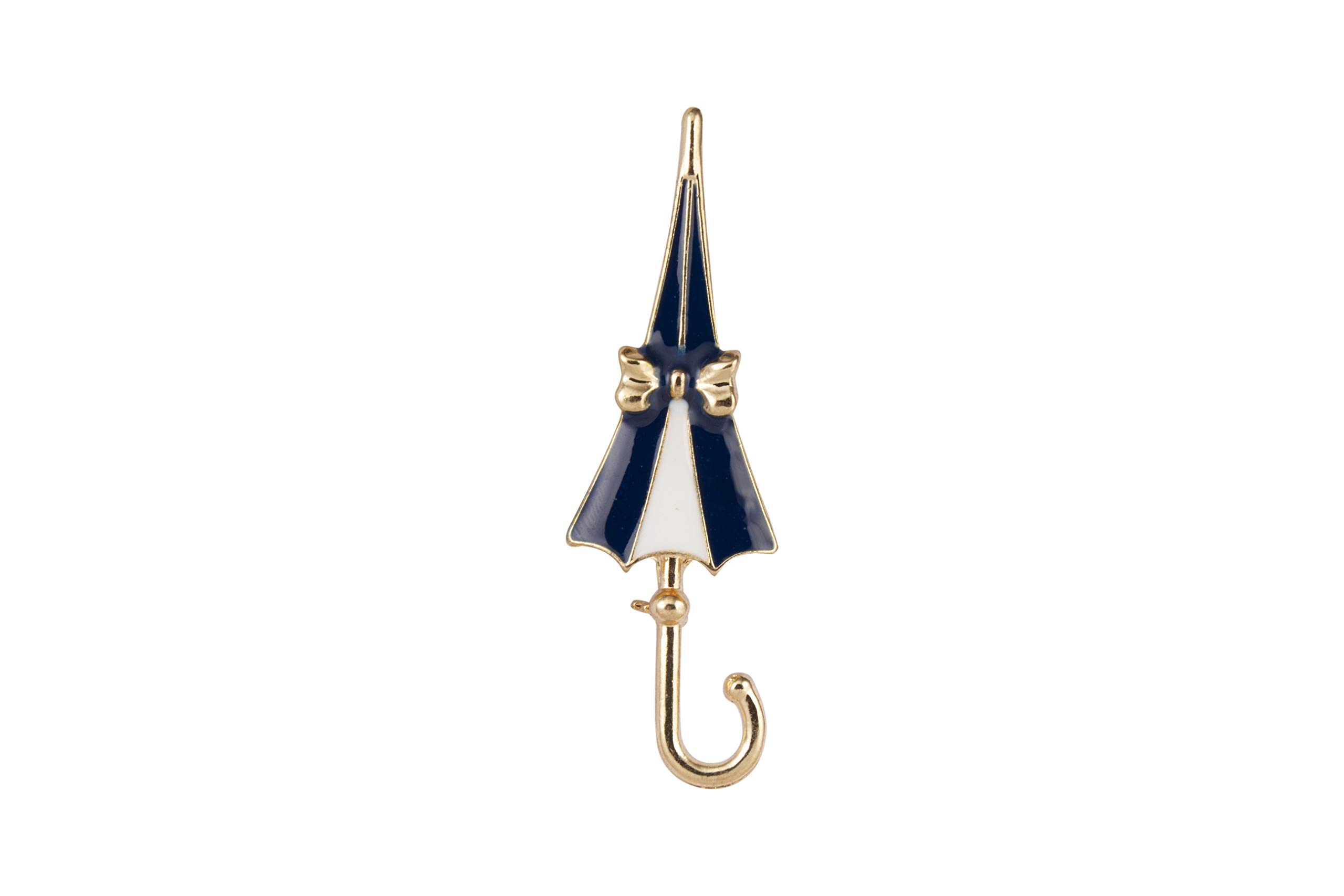 Knighthood Blue and White Umbrella Lapel Pin Brooch for Men and Women LP-42