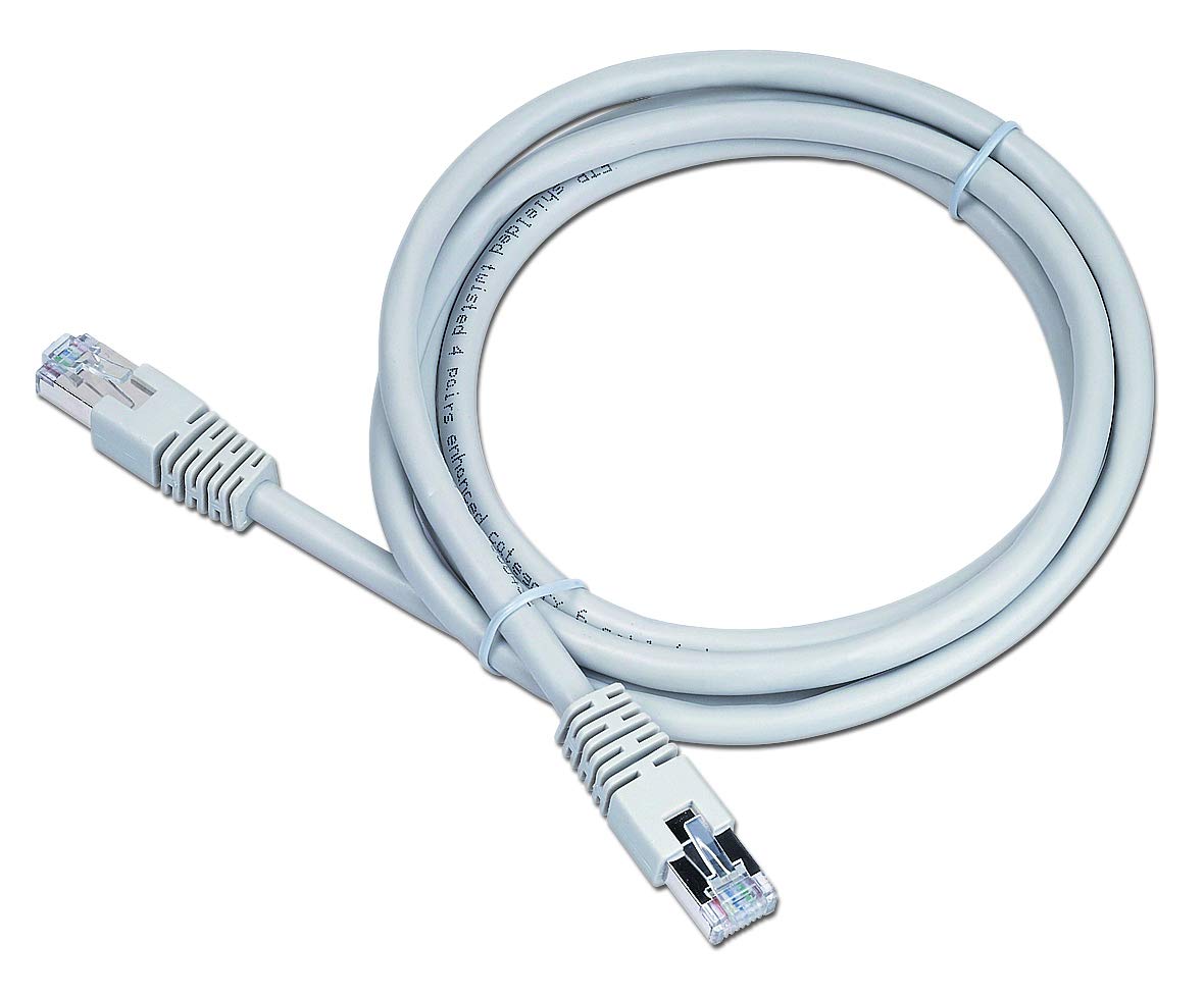 Cable Utp Cat6 Awg24 Stranded Foil Shielded Patch Cord With Moulded Strain Relief/ 5m Grey