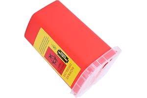 ARTIBETTER Disposable Blade Storage Container Plastic Box for Salon and Barbershop Use Recycling Bin