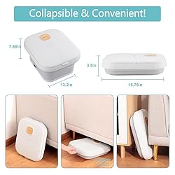 iFedio Collapsible Foot Spa with Heat, Bubble,and