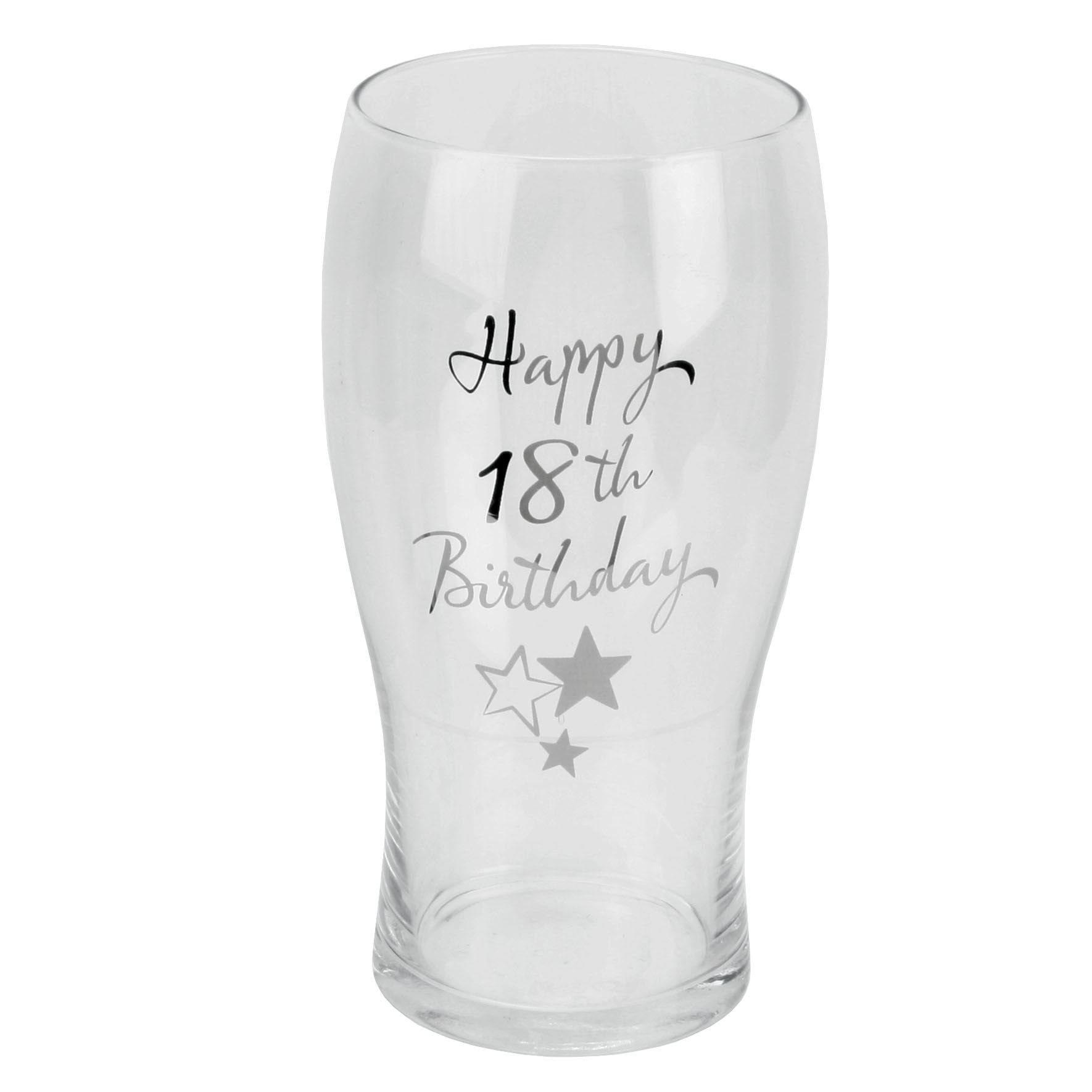 Juliana Happy 18th Birthday Pint Glass in Gift Box G3191B