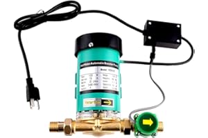 SHYLIYU Pressure Pumps 115V/60Hz 3/4 inch Outlet 120W Water Pressure Booster Pump Automatic Shower Booster Pump with Water Flow Switch for Home Shower
