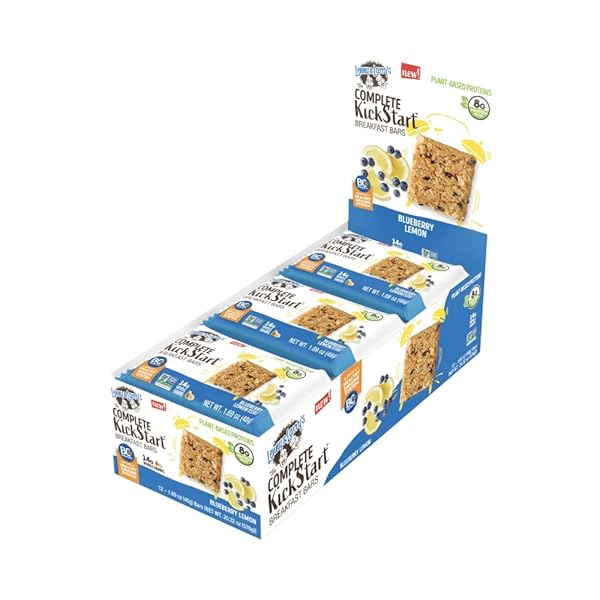 THE COMPLETE KICKSTART™, BREAKFAST BARS, BLUEBERRY LEMON, VEGAN,...