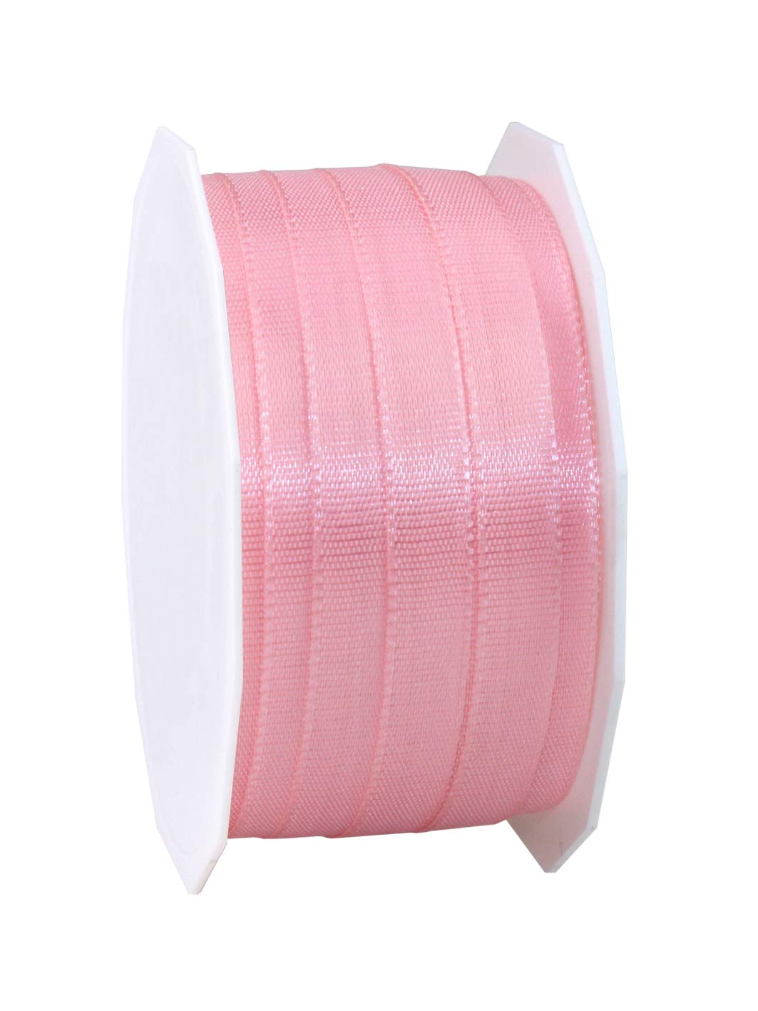 Präsent - Europa Taffeta Ribbon Ligth Pink 10 mm Width, 50 m Length — image 1