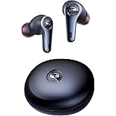 Monster Clarity 8.0 Hybrid Active Noise Cancelling Wireless Earbuds, 42dB in-Ear ANC Earphones Deep Bass with 6 Mics, Bluetooth 5.2, 50H Play Time with Wireless Charging Case,Blue