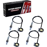4PCS Oxygen O2 Sensor Upstream Downstream 234-4587 for Jeep Liberty Grand Cherokee Wrangler JK Chry 300 Dodge Dokota Charger Challenger Grand Caravan Journey Durango 3.7L Ram 1500 2001-2023 250-24253