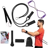 Baseball Resistance Bands for Pitchers &ndash; Pro-Grade Arm Strength &amp; Pitching Bands | 4-Level Adjustable Resistance Bands for Baseball/Softball Training (All Ages)