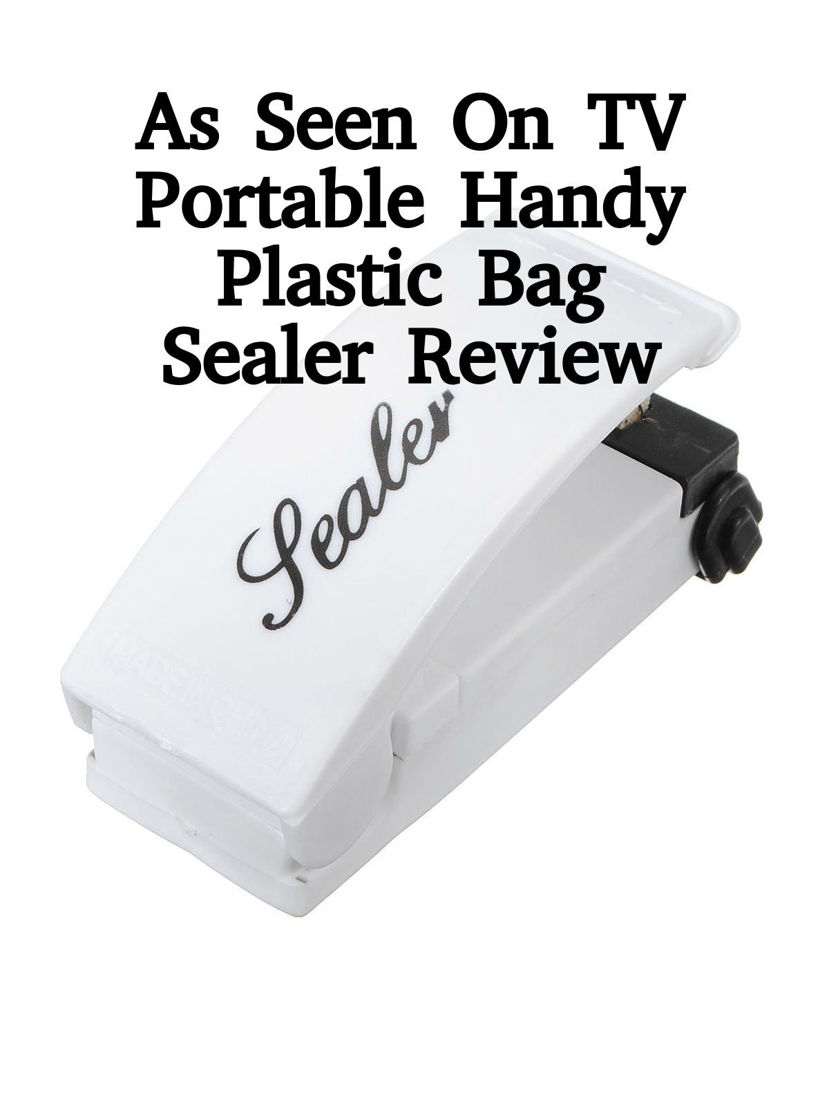 Amazon.co.jp Review As Seen On TV Portable Handy Plastic Bag Sealer