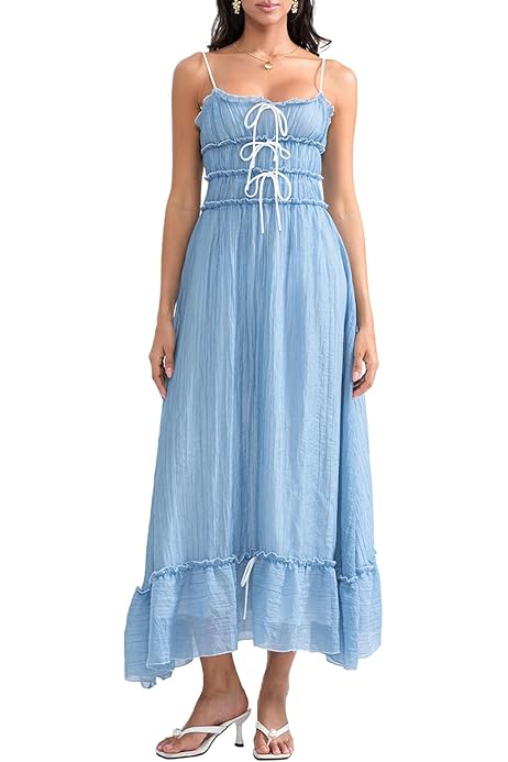 Vestido Verano Mujer Largo Vestido Largo Floral Bohemio Para Mujer