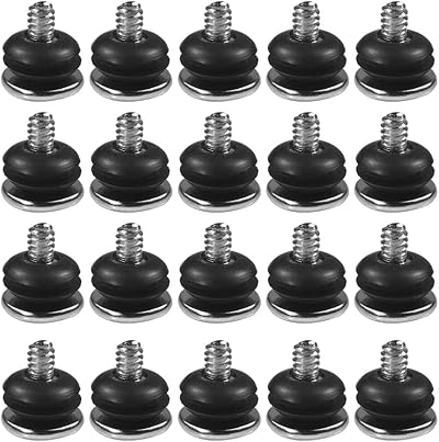 Kemelo 20x PC Computer Case Shockproof Screws 3.5" HDD Mount Rubber Dampen