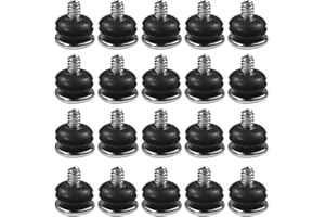 Sara-u 20pcs Computer Case Shockproof Screws + Shock Absorption 3.5-inch HDD Shock Absorption Screws