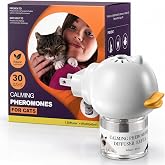 Anicura Cat Calming Pheromone Diffuser Kit，cat Calming Diffuser | Advanced Support to Help Reduce Urine Spraying, Scratching, Fighting &amp; Hiding Due to Stress.